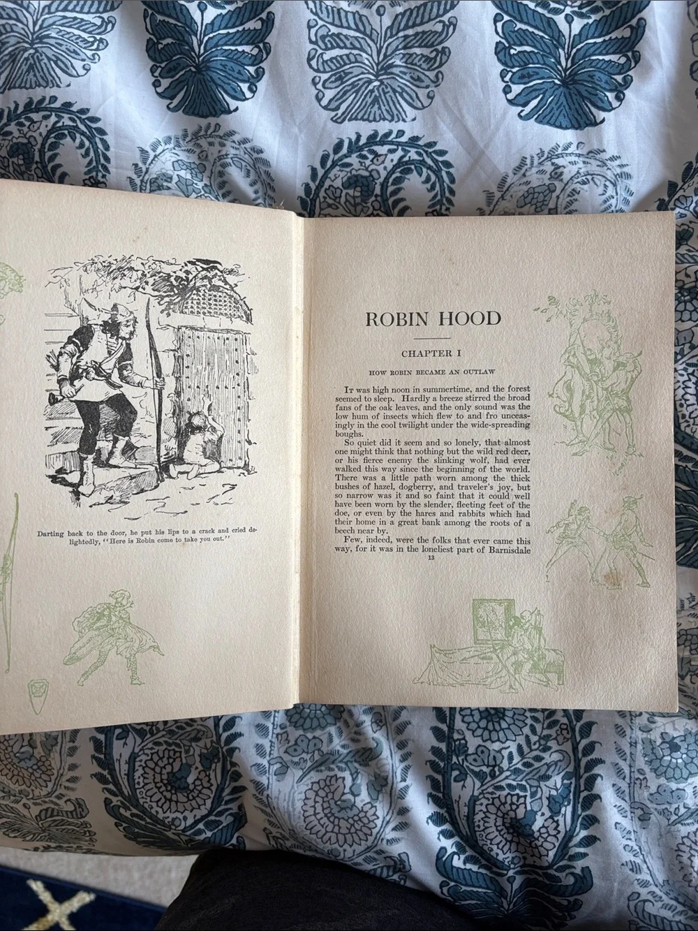 Antique Robin Hood book 1925